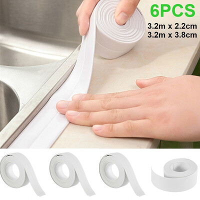 631PCS PVC Material Waterproof Self Adhesive Bath Wall Sealing Strip Tape Sink Basin Edge Trim Corner Sticker Mould-Proof
631PCS PVC Material Waterproof Self Adhesive Bath Wall Sealing Strip Tape Sink Basin Edge Trim Corner Sticker Mould-Proof