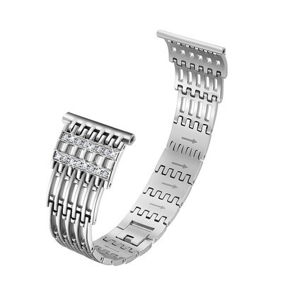 SDXHJ017 Watch Bracelet Fitbit Strap Fashion Metal Link Bracelet Replacement Wristband for Fitbit Versa with Rhinestones
SDXHJ017 Watch Bracelet Fitbit Strap Fashion Metal Link Bracelet Replacement Wristband for Fitbit Versa with Rhinestones