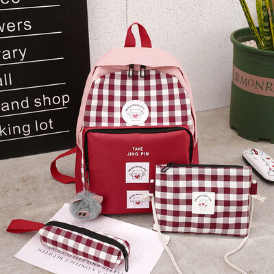 Mori plaid small fresh canvas double shoulder bag Korean version ins schoolbag female Harajuku high school students double shoulde
Mori plaid small fresh canvas double shoulder bag Korean version ins schoolbag female Harajuku high school students double shoulde