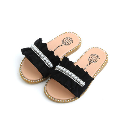 New Children Pearl Beading Embellished Decorative Home Soft Slippers Summer Outdoor Beach Sandals Slippers
New Children Pearl Beading Embellished Decorative Home Soft Slippers Summer Outdoor Beach Sandals Slippers