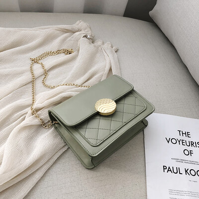 Casual temperament Sen wild slanting small square bag 2019 new Korean fashion simple rhombic chain shoulder bag
Casual temperament Sen wild slanting small square bag 2019 new Korean fashion simple rhombic chain shoulder bag