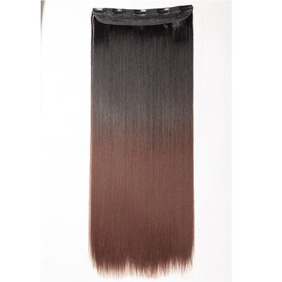 Ombre Synthetic Fiber Clips in on Hair Extension 34 Full Head One Piece 5 Clips Long Silky Curly Wavy
Ombre Synthetic Fiber Clips in on Hair Extension 34 Full Head One Piece 5 Clips Long Silky Curly Wavy