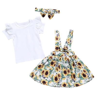 3PCS Toddler Kids Baby Girls T-shirt TopsSkirt Dress Summer Outfits Clothes Set
3PCS Toddler Kids Baby Girls T-shirt TopsSkirt Dress Summer Outfits Clothes Set