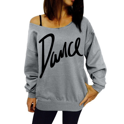 Starmoon Women Loose Slash Neck Sweatshirt Ladies Casual Letter Dance Pullovers Tops
Starmoon Women Loose Slash Neck Sweatshirt Ladies Casual Letter Dance Pullovers Tops