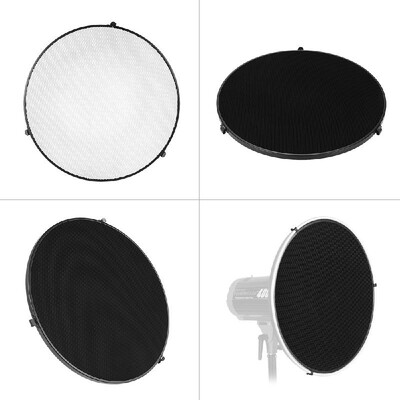 156"395cm Aluminum Alloy 30 Degree Honeycomb Grid for Bowens 41cm16" Reflector Diffuser Beauty Dish
156"395cm Aluminum Alloy 30 Degree Honeycomb Grid for Bowens 41cm16" Reflector Diffuser Beauty Dish