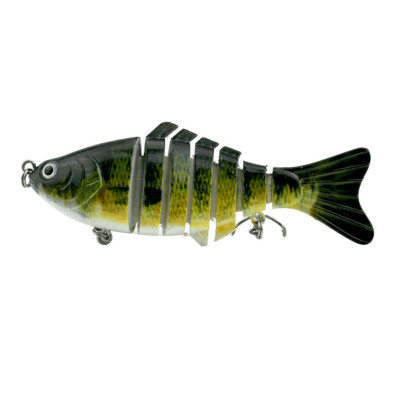10CM 3D Artificial Bait False Multi Joint Fish Shape Eco-friendly Plastic Fishing Lure With 2 Treble Hooks
10CM 3D Artificial Bait False Multi Joint Fish Shape Eco-friendly Plastic Fishing Lure With 2 Treble Hooks
