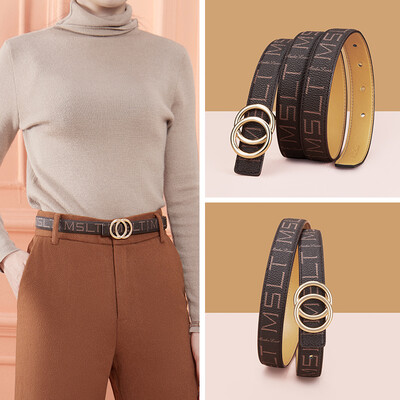 MashaLanti belt ladies Korean version of the simple&smooth buckle belt womens fashion wild retro students thin waist belt H015G brown
MashaLanti belt ladies Korean version of the simple&smooth buckle belt womens fashion wild retro students thin waist belt H015G brown