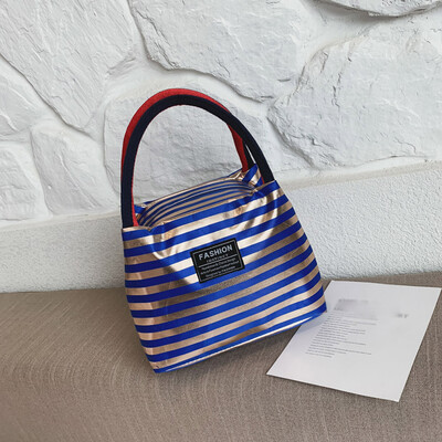 Tailored Women Fashion Nylon Lunch Bag Lunch With Rice Bag Fabric Striped Mobile Bag
Tailored Women Fashion Nylon Lunch Bag Lunch With Rice Bag Fabric Striped Mobile Bag