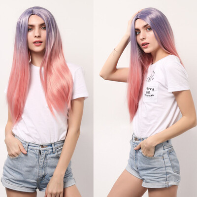 〖Follure〗Sexy Women Long Pink Gradient Purple Wig Wavy Curly Synthetic Fashion Party Wigs
〖Follure〗Sexy Women Long Pink Gradient Purple Wig Wavy Curly Synthetic Fashion Party Wigs