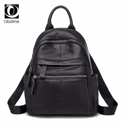 Genuine Leather Backpacks Women Luxury Soft Real Cow Leather Backpack for Girls Black Fashion Bagpack Female Designer Back Pack
Genuine Leather Backpacks Women Luxury Soft Real Cow Leather Backpack for Girls Black Fashion Bagpack Female Designer Back Pack