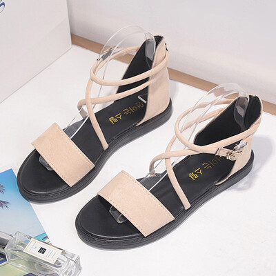 Roman sandals female Xia Pingdi 100 retro style Korean version with chic fairy shoes
Roman sandals female Xia Pingdi 100 retro style Korean version with chic fairy shoes
