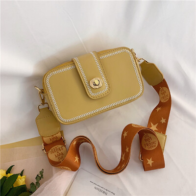 Summer fashion bag new 2019 shoulder slung bag ins Korean version of Joker broadband texture small square bag
Summer fashion bag new 2019 shoulder slung bag ins Korean version of Joker broadband texture small square bag