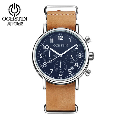 Augustus OCHSTIN multi-function three-eye calendar multi-function leather mens watch mens watch
Augustus OCHSTIN multi-function three-eye calendar multi-function leather mens watch mens watch