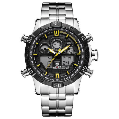 WEIDE WH6901 Quartz Digital Electronic Watch Dual Time Month Date Week Second Minute Hour Display 3ATM Waterproof Timer Business
WEIDE WH6901 Quartz Digital Electronic Watch Dual Time Month Date Week Second Minute Hour Display 3ATM Waterproof Timer Business