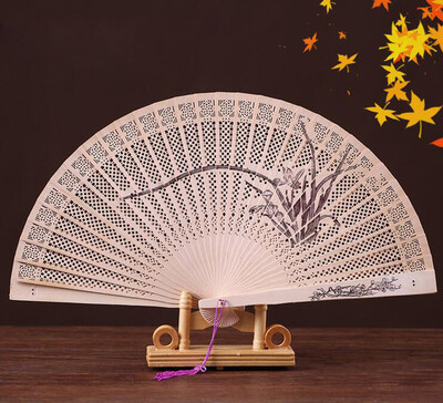 Siaonvr Chinese Traditional Hollow Fan Wooden Hand Made Exquisite Folding Wedding Gift
Siaonvr Chinese Traditional Hollow Fan Wooden Hand Made Exquisite Folding Wedding Gift