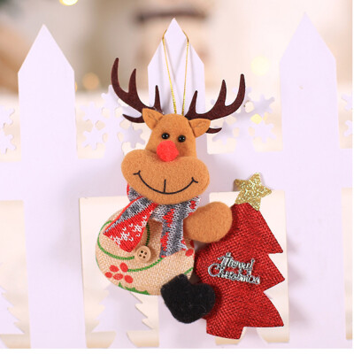 Tailored Christmas Ornaments Gift Santa Claus Snowman Rein deer Toy Hang Decorations
Tailored Christmas Ornaments Gift Santa Claus Snowman Rein deer Toy Hang Decorations