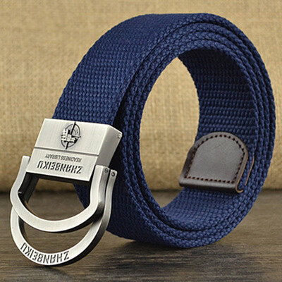 Double ring buckle Men belt Quality canvas Alloy buckle Man&Women belt Outdoor casual Men cowboy belt 110-140 cm
Double ring buckle Men belt Quality canvas Alloy buckle Man&Women belt Outdoor casual Men cowboy belt 110-140 cm