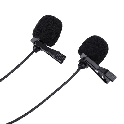Greensen Capacitor Dual-head Lapel Tie Clip Microphone 35MM for Smartphone Microphone Mobile Phone Microphone
Greensen Capacitor Dual-head Lapel Tie Clip Microphone 35MM for Smartphone Microphone Mobile Phone Microphone