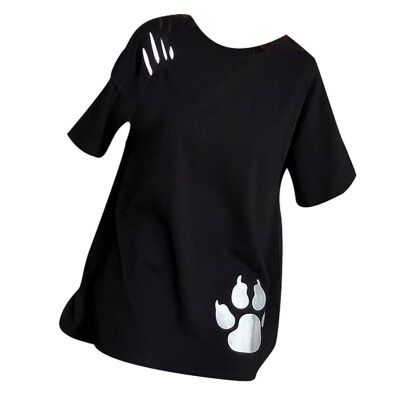Summer Womens Style Design Korean Style Loose Round Neck Cartoon Bear Print Short Sleeve Pullover T-Shirt
Summer Womens Style Design Korean Style Loose Round Neck Cartoon Bear Print Short Sleeve Pullover T-Shirt