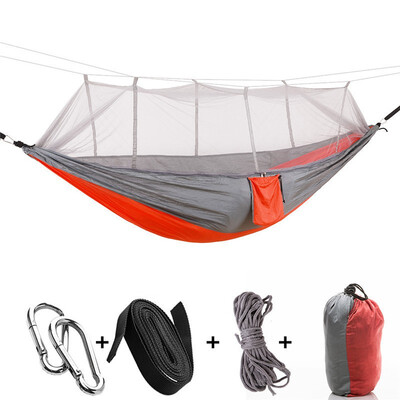 Ultralight Parachute Hammock Hunting Mosquito Net Double Person Sleeping Bed Drop Shipping Outdoor Camping Portable Hammock 260X14
Ultralight Parachute Hammock Hunting Mosquito Net Double Person Sleeping Bed Drop Shipping Outdoor Camping Portable Hammock 260X14