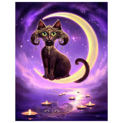 Cat in the Moon 5D DIY Diamond Painting Full Square Diamond Embroidery Sale Picture of Rhinestones Mosaic Painting Handmade
Cat in the Moon 5D DIY Diamond Painting Full Square Diamond Embroidery Sale Picture of Rhinestones Mosaic Painting Handmade