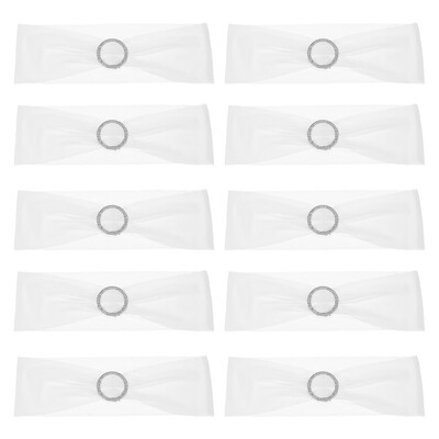 10PCS Wedding Decorations Elastic Spandex Chair Cover Sashes Bows Elastic Chair Bands With Buckle Slider Sashes Bows 7 Colors
10PCS Wedding Decorations Elastic Spandex Chair Cover Sashes Bows Elastic Chair Bands With Buckle Slider Sashes Bows 7 Colors