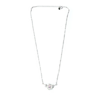 Pink Simple Chain Clavicle Necklace Diamond Flower Diamond Cherry Necklace Silver Popular Jewelry
Pink Simple Chain Clavicle Necklace Diamond Flower Diamond Cherry Necklace Silver Popular Jewelry