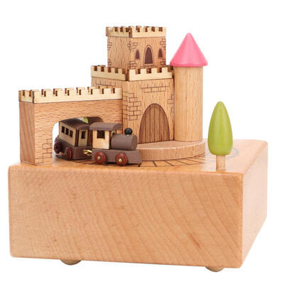 Greensen Desktop Decoration Castle Shape Wooden Music Box Crafts Nice Gift for Birthday
Greensen Desktop Decoration Castle Shape Wooden Music Box Crafts Nice Gift for Birthday