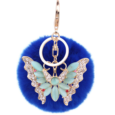Soft 8CM Rex Rabbit Hair Ball Butterfly Alloy Keychain Couple Mobile Phone Bag Hanging
Soft 8CM Rex Rabbit Hair Ball Butterfly Alloy Keychain Couple Mobile Phone Bag Hanging