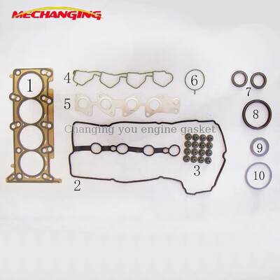 For CHEVROLET SAIL 14L LCU Metal Engine Gasket With Cylinder Head Gasket Set Engine Parts Full Set 9024765
For CHEVROLET SAIL 14L LCU Metal Engine Gasket With Cylinder Head Gasket Set Engine Parts Full Set 9024765