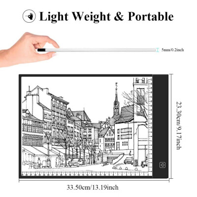 Dimmable A4 LED Light Pad With Ruler Scale Light Borad Lightpad Tablet Tool Diamond Embroidery Accessories Diamond Painting
Dimmable A4 LED Light Pad With Ruler Scale Light Borad Lightpad Tablet Tool Diamond Embroidery Accessories Diamond Painting
