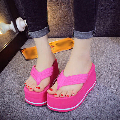 Rose Womens Fashion Sandwich Toe Wedges Thick Bottom Slippers Beach Shoes Flip Flops
Rose Womens Fashion Sandwich Toe Wedges Thick Bottom Slippers Beach Shoes Flip Flops