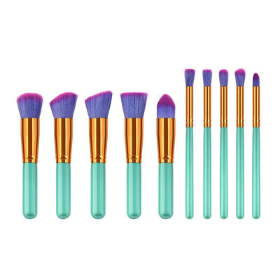 10pcs Portable Makeup Brushes Set Powder Foundation Eyeshadow Blush Brushes
10pcs Portable Makeup Brushes Set Powder Foundation Eyeshadow Blush Brushes