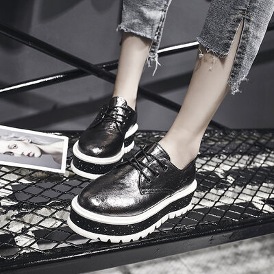 European Station Spring Single Shoe Women Joker Cake Bottom Womens Shoe Thick Bottom Raised Sequin Leisure Sports Tide Shoe
European Station Spring Single Shoe Women Joker Cake Bottom Womens Shoe Thick Bottom Raised Sequin Leisure Sports Tide Shoe