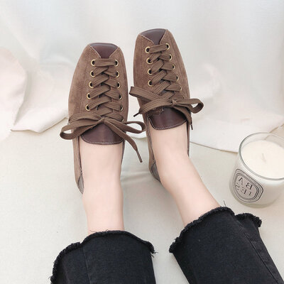 Flat shoes womens summer Korean fashion shallow square head a pedal retro flat heel grandma shoes
Flat shoes womens summer Korean fashion shallow square head a pedal retro flat heel grandma shoes