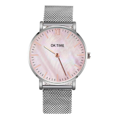 Simple Slim Watch Analog Quartz Waterproof Stainless Steel Mesh Strap Band Thin Casual Elegant Wrist Watches for Women Rose Gold
Simple Slim Watch Analog Quartz Waterproof Stainless Steel Mesh Strap Band Thin Casual Elegant Wrist Watches for Women Rose Gold