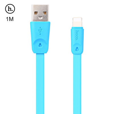 HOCO X9 5V 24A 8 Pin TPE Skid-proof Anti-twist Noodle Transfer Data Synchronization Charging Cord 1M
HOCO X9 5V 24A 8 Pin TPE Skid-proof Anti-twist Noodle Transfer Data Synchronization Charging Cord 1M