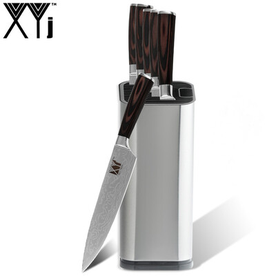 XYj 7pcs Stainless Steel Kitchen Knife Set High Carbon Sharp Blade Color Wood Handle Fish Meat Fruit Cooking Accessories Tools
XYj 7pcs Stainless Steel Kitchen Knife Set High Carbon Sharp Blade Color Wood Handle Fish Meat Fruit Cooking Accessories Tools
