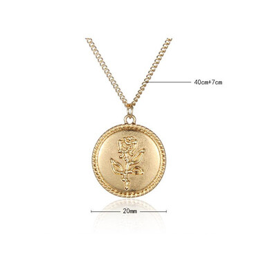 Vintage Multi Layered Women Coin Necklace Choker Silver Gold Jesus Moon Rose Flower Pendant Necklace Long Chain Collier Jewelry
Vintage Multi Layered Women Coin Necklace Choker Silver Gold Jesus Moon Rose Flower Pendant Necklace Long Chain Collier Jewelry
