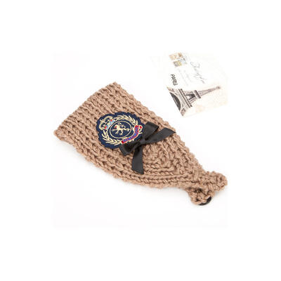Crochet Headbands Emblem Elastic Headband Hair Accessories with Plastic Button Tan 440x115x9mm
Crochet Headbands Emblem Elastic Headband Hair Accessories with Plastic Button Tan 440x115x9mm