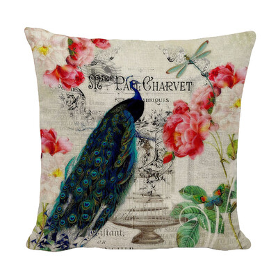 Vintage Plant Flower Bird Peacock Butterfly Pillowcase Flax Cushion Cover Throw Pillow Case Sofa Home Decor
Vintage Plant Flower Bird Peacock Butterfly Pillowcase Flax Cushion Cover Throw Pillow Case Sofa Home Decor