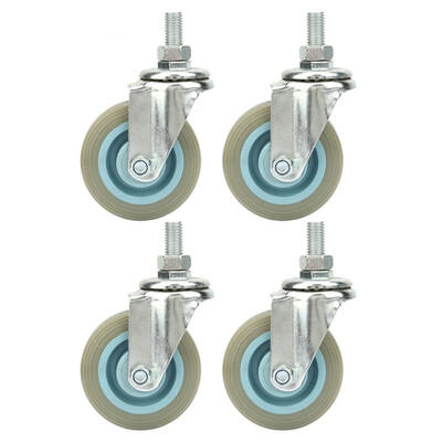 Greensen 4pcs 3in Furniture Trolley Rack Caster Wheel Silent PVC Fixed Brake Casters
Greensen 4pcs 3in Furniture Trolley Rack Caster Wheel Silent PVC Fixed Brake Casters