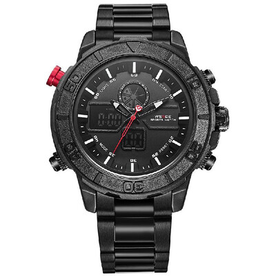 WEIDE WH6108 Dual Display Quartz Digital Luminous Men Watch Sports 3ATM Waterproof Big Dial Large Face Stopwatch Timer Week Alarm
WEIDE WH6108 Dual Display Quartz Digital Luminous Men Watch Sports 3ATM Waterproof Big Dial Large Face Stopwatch Timer Week Alarm