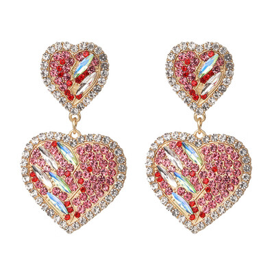 JURAN Vintage Boho Statement Crystal Heart Drop Earrings Ethnic Antique Heart-shaped Jewelry Birdal Wedding Party Accessories
JURAN Vintage Boho Statement Crystal Heart Drop Earrings Ethnic Antique Heart-shaped Jewelry Birdal Wedding Party Accessories
