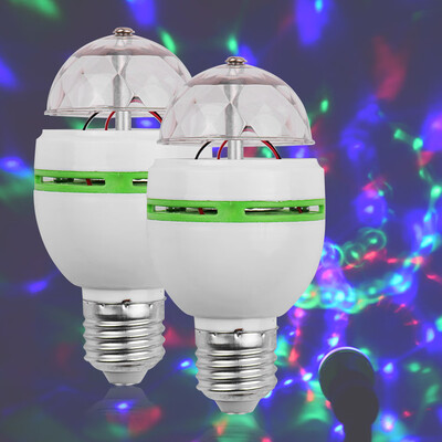 2pcs Full Color Rotating Lamp LED Strobe Bulb Stage Lighting 3W B22 for Disco Ball Party Family Celebration
2pcs Full Color Rotating Lamp LED Strobe Bulb Stage Lighting 3W B22 for Disco Ball Party Family Celebration