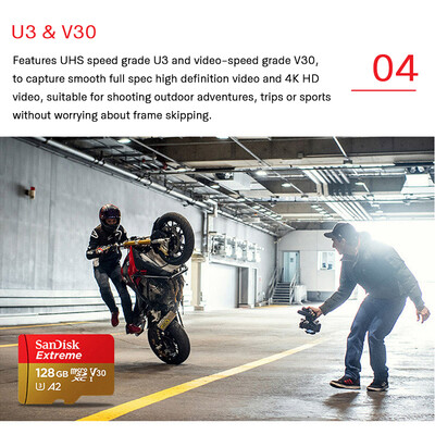 Genuine Original SanDisk Extreme MicroSD Card SQXNE 32G 100M A1 TF Card U3 C10 A1 V30 4K Memory Card Super Fast Speed 100MBs Read
Genuine Original SanDisk Extreme MicroSD Card SQXNE 32G 100M A1 TF Card U3 C10 A1 V30 4K Memory Card Super Fast Speed 100MBs Read