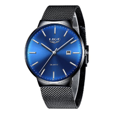 LIGE 9903 Fashion Top Luxury Brand Men Full Stainless Steel Mesh Strap Business Watches Quartz Clock Men Wristwatch Relogio Mascul
LIGE 9903 Fashion Top Luxury Brand Men Full Stainless Steel Mesh Strap Business Watches Quartz Clock Men Wristwatch Relogio Mascul