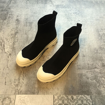Socks shoes womens summer Korean version of ins tide 100 mesh knitting high-heeled shoes fashion running shoes
Socks shoes womens summer Korean version of ins tide 100 mesh knitting high-heeled shoes fashion running shoes