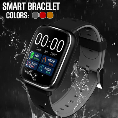 Full Touch Screen Smart Bracelet Waterproof Sports Fitness Tracker Intelligent Blood Pressure Heart Rate Monitor for Adults
Full Touch Screen Smart Bracelet Waterproof Sports Fitness Tracker Intelligent Blood Pressure Heart Rate Monitor for Adults