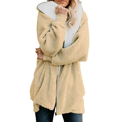 Toponeto Womens Solid Oversized Zip Down Hooded Fluffy Coat Cardigans Outwear with Pocket
Toponeto Womens Solid Oversized Zip Down Hooded Fluffy Coat Cardigans Outwear with Pocket